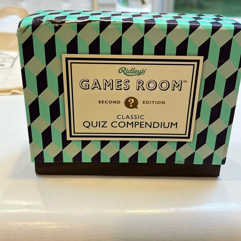 Huge sale Ridley‘s games room, second edition, classic quiz, compendium